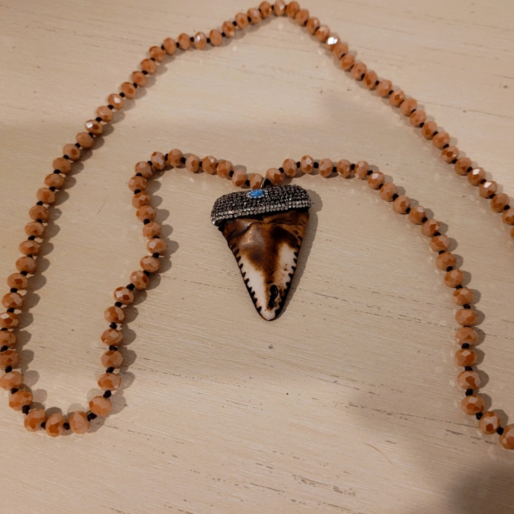 Giant Shark Tooth Necklace